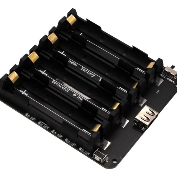 Cargador Usb 4 Baterias 18650 V3 Paralelo Y Elevador Voltaje