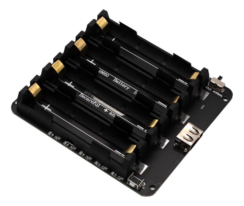 Cargador Usb 4 Baterias 18650 V3 Paralelo Y Elevador Voltaje 1 Cargador Usb 4 Baterias 18650 V3 Paralelo Y Elevador Voltaje