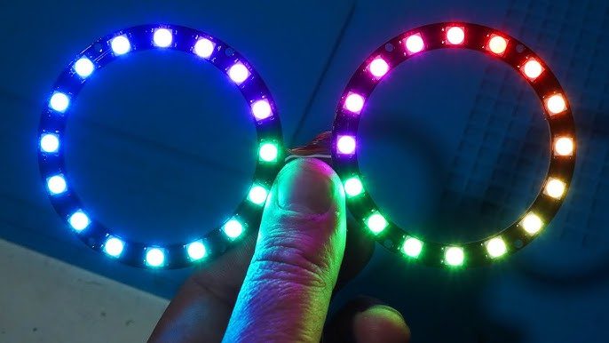 Anillo 16 Leds Rgb 5050 Ws2812 Neopixel Ring 45mm X 32mm 6 Anillo 16 Leds Rgb 5050 Ws2812 Neopixel Ring 45mm X 32mm - Image 6