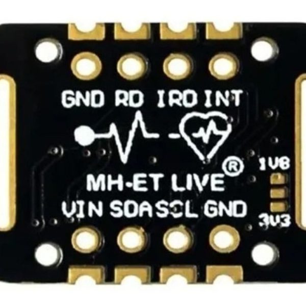 Sensor Pulso Cardiaco Max30102 Negro Saturacion Oxigeno