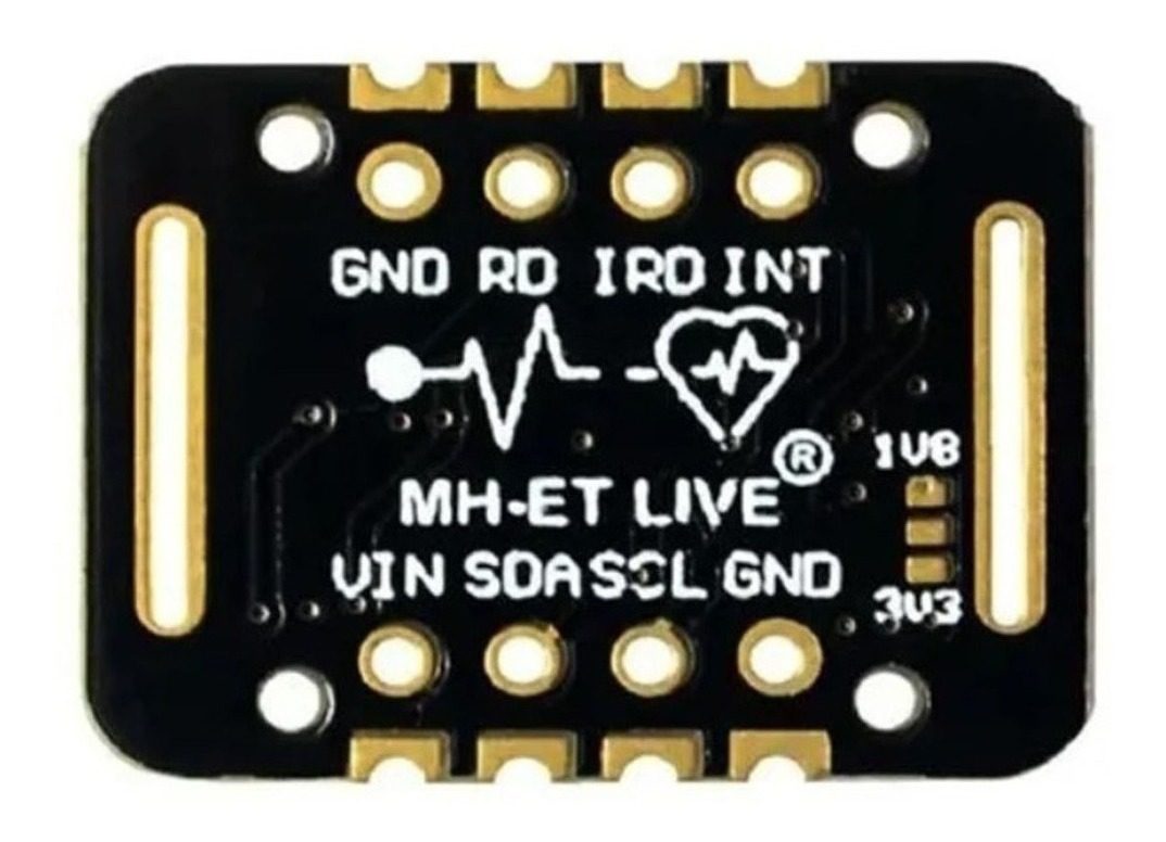 Sensor Pulso Cardiaco Max30102 Negro Saturacion Oxigeno 1 Sensor Pulso Cardiaco Max30102 Negro Saturacion Oxigeno