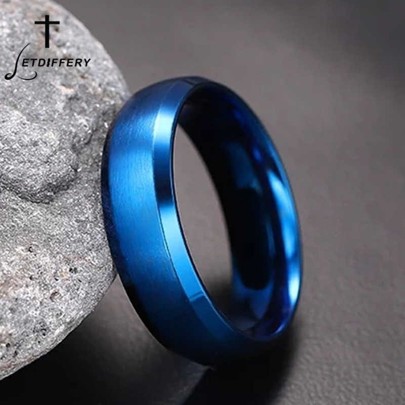 Anillo Para Hombre Titanio Azul Alta Calidad Y Resistencia Azul 3 Anillo Para Hombre Titanio Azul Alta Calidad Y Resistencia Azul - Image 3