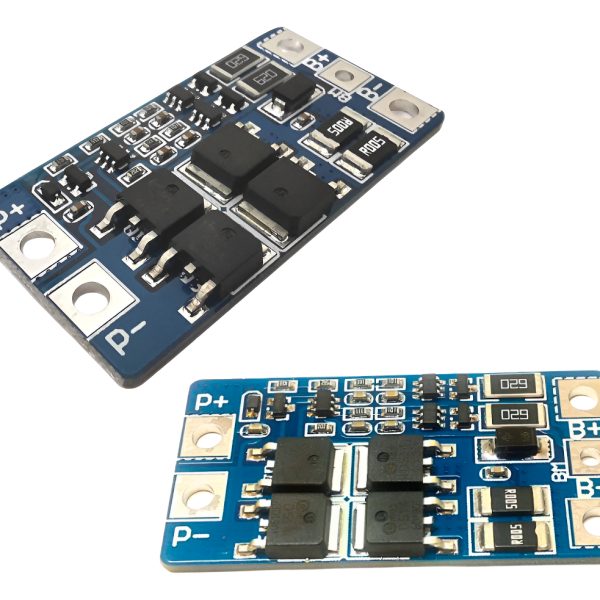 2x Modulo Cargador 2 Celdas 2s Bateria Li-ion 18650 10a Bms