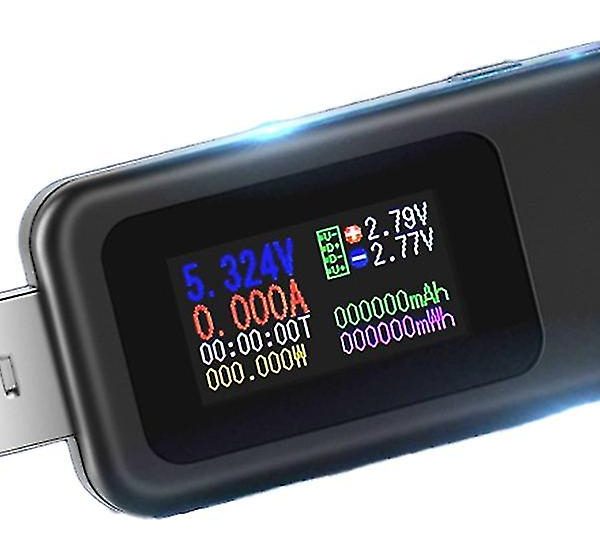 Tester Kws-mx18 Usb 10 En 1 Voltaje, Amperaje, Tiempo 4-30v
