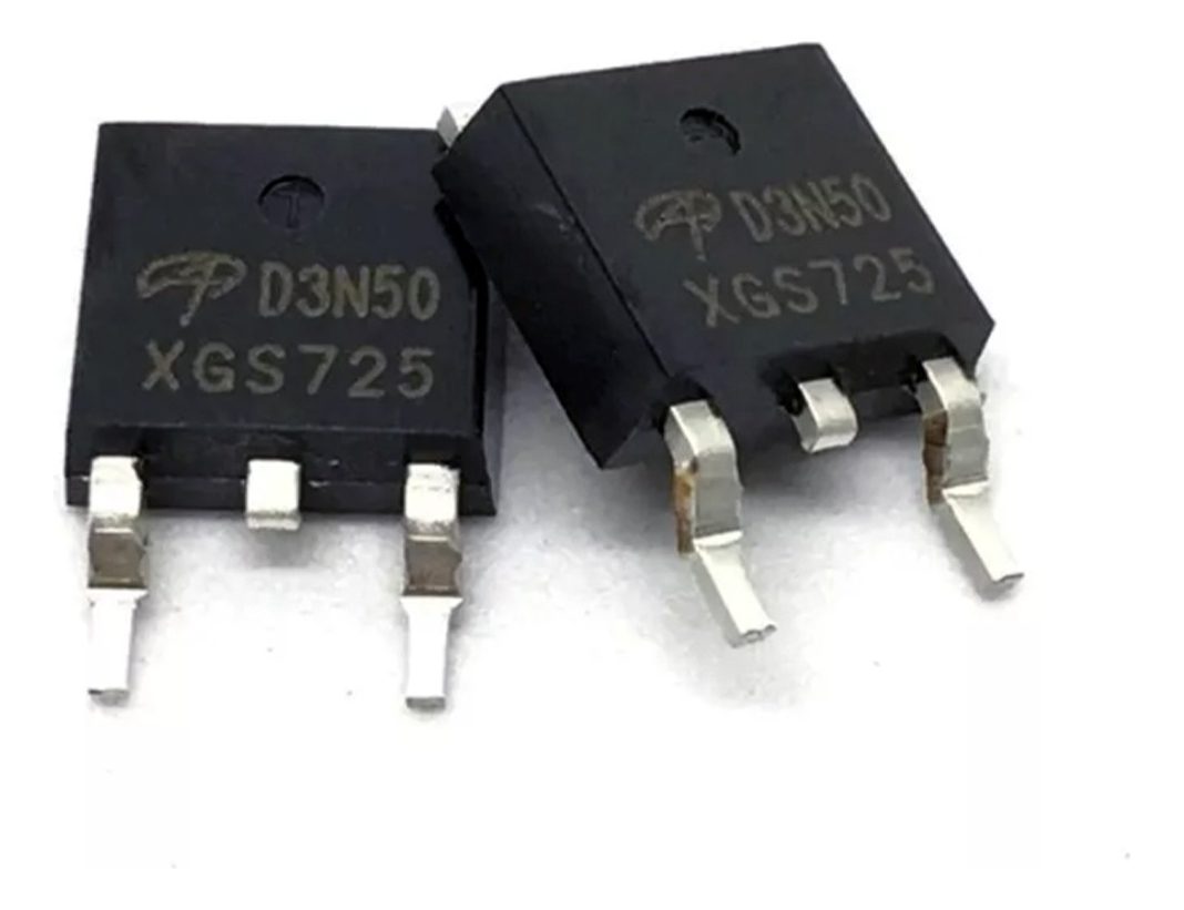 Aod3n50 D3n50 Transistor Mosfet Smd To252 500v, 3a N-channel 2 Aod3n50 D3n50 Transistor Mosfet Smd To252 500v, 3a N-channel - Image 2