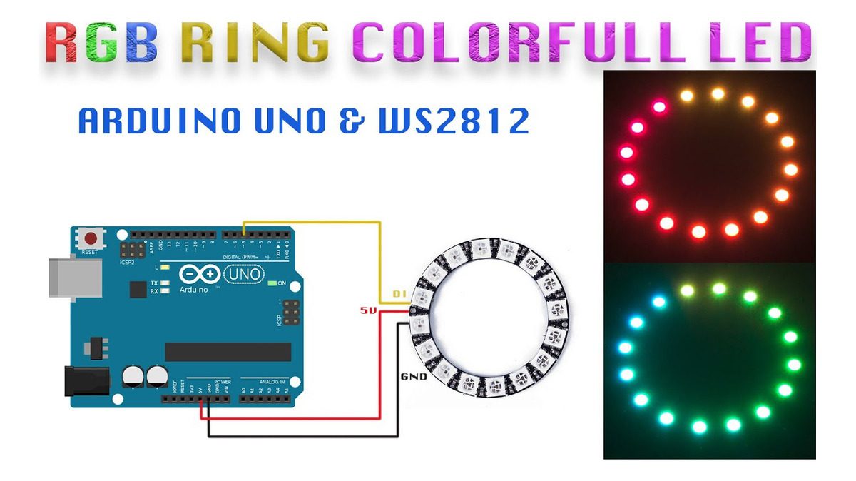 Anillo 16 Leds Rgb 5050 Ws2812 Neopixel Ring 45mm X 32mm 8 Anillo 16 Leds Rgb 5050 Ws2812 Neopixel Ring 45mm X 32mm - Image 8