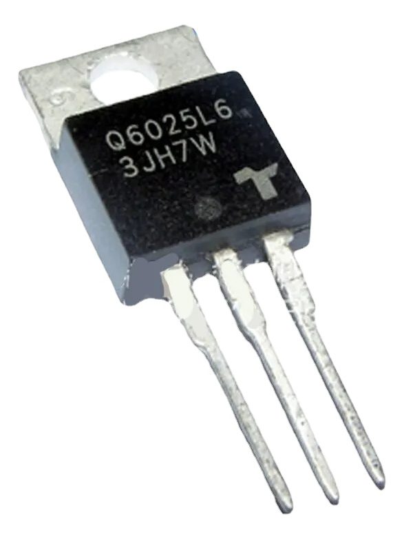 Triac Q6025l6 Q6025l6 Q6025 To-220-3 600v 25a 1 Triac Q6025l6 Q6025l6 Q6025 To-220-3 600v 25a