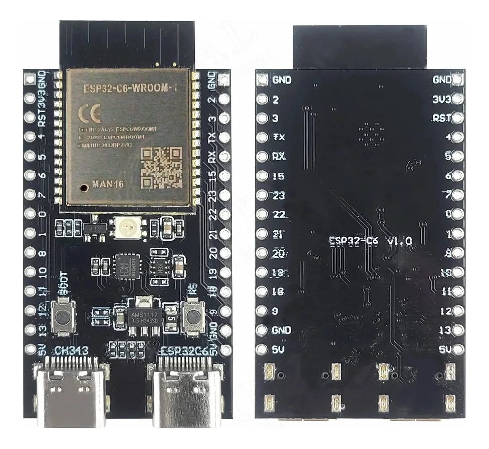 Placa De Desarrollo Esp32 C6 N16 Bt5 Zigbee Thread Soldado 2 Placa De Desarrollo Esp32 C6 N16 Bt5 Zigbee Thread Soldado - Image 2
