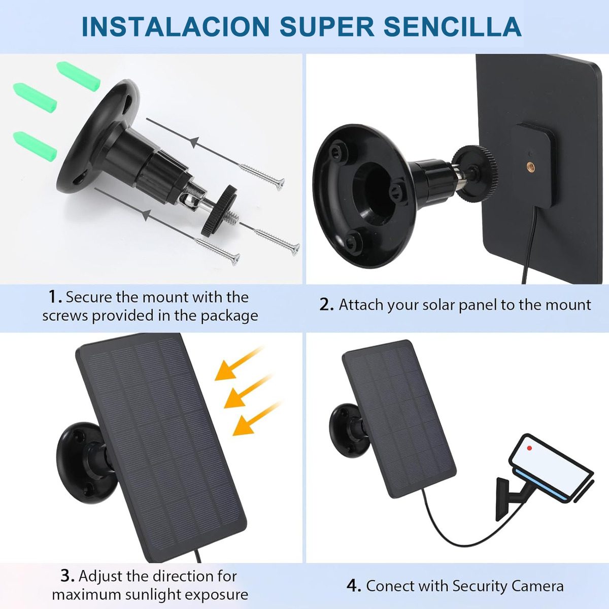 Kit Solar Impermeable Panel 4w Base 360g Cable 3m Placa Iot 5 Kit Solar Impermeable Panel 4w Base 360g Cable 3m Placa Iot - Image 5