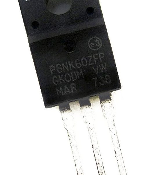 Stp6nk60zfp Original St Mosfet P6nk60zfp