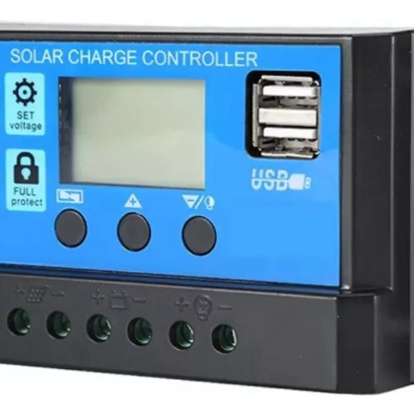 Controlador Regulador 12-24v 60a Carga Panel Solar 99.5%+usb