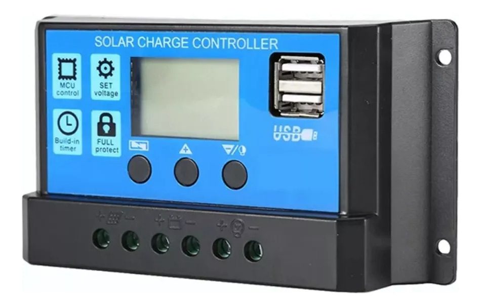 Controlador Regulador 12-24v 60a Carga Panel Solar 99.5%+usb 1 Controlador Regulador 12-24v 60a Carga Panel Solar 99.5%+usb