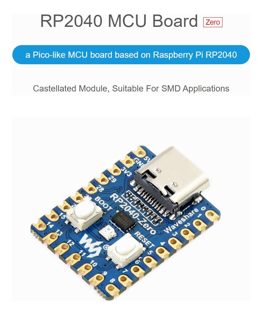 Raspberry Pi Rp2040-zero-m Waveshare Usb C *presoldado Pines 5 Raspberry Pi Rp2040-zero-m Waveshare Usb C *presoldado Pines - Image 5