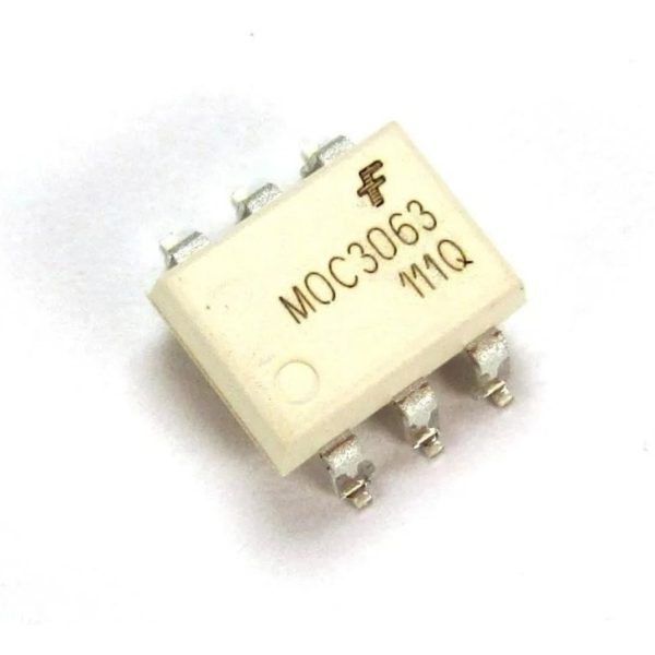 3 X Moc3063 Moc-3063 Optoacoplador Salida Triac Sop6 Smd