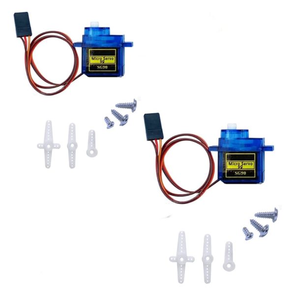 Kit 2 X Servomotor Sg90 9g Con Accesorios