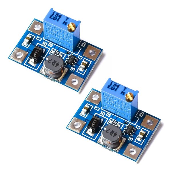 2x Elevador Stepup Sx1308 2-24v 2a Mejor En Solar Y Baterías