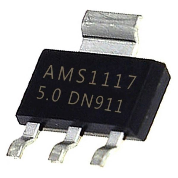 10 Piezas Ams1117 5.0 Regulador De Voltaje 5.0v/1a